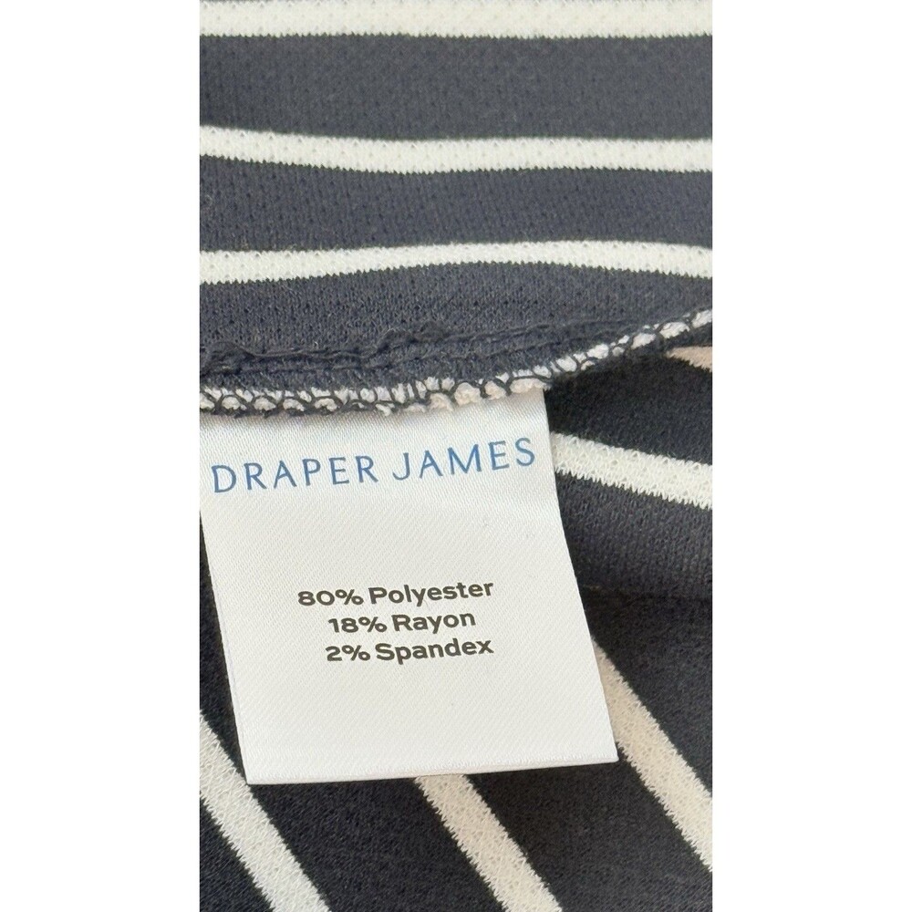 Draper James Women’s L Short Sleeve Striped Knit Dress Nautical NEW - Picture 14 of 15
